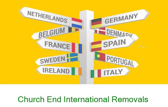 Church End international removal company